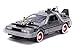 Jada - Regreso al futuro Coche DeLorean escala 1:24, carrocería metálica fundida a presión, apertura de puertas, luces, licencia 100% oficial (Jada 253255027)