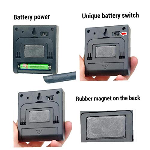 Lankater ABS Stainless Steel Digital Timer Minute Second Timer Kitchen Timer Accessories Clock - Image 5