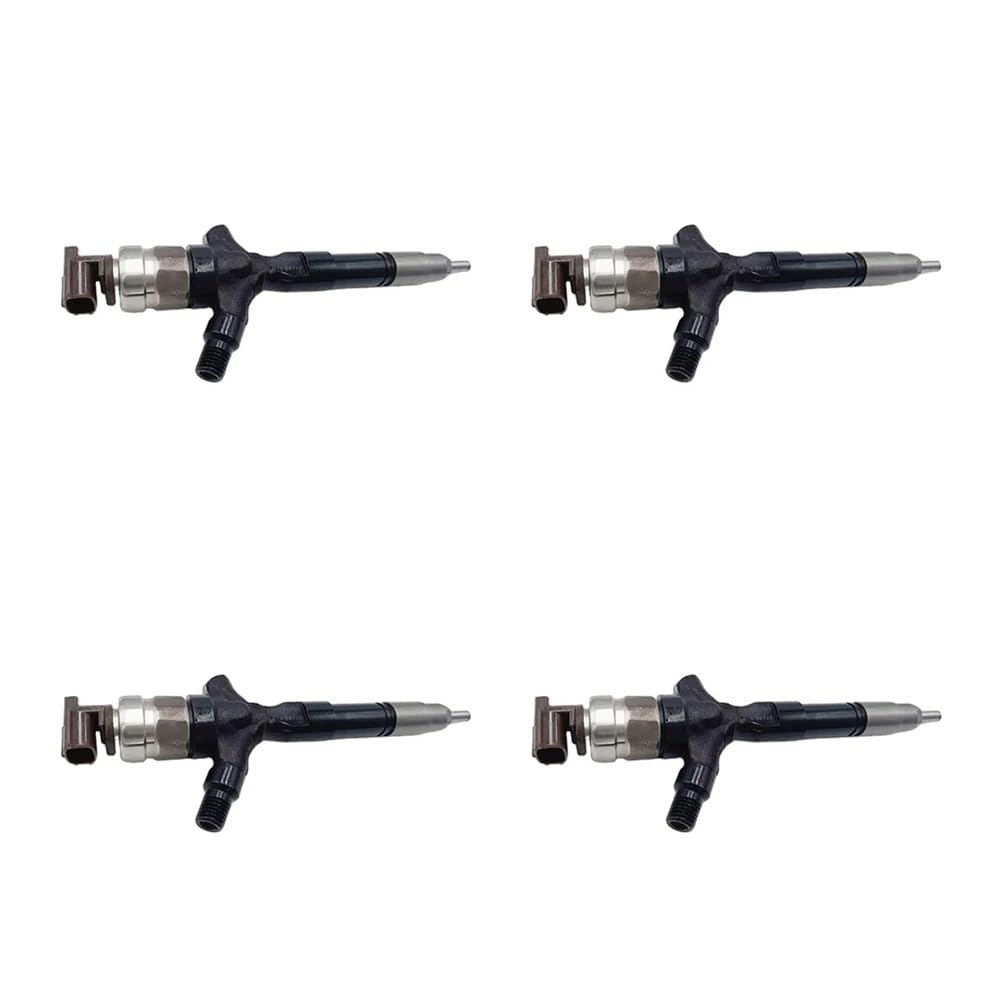Hsugftmz 4Pcs 095000-5880 Diesel Injectors For 2Kd 1Kd Fuel Injector 095000-5881 23670-30050(4Pcs)