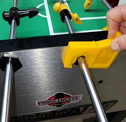 Foosgadgets Foosball Pin Block Multi-Tool For Tornado Tables (Yellow) #TOP4