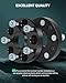 SCITOO 4Pcs 5x4.5 Wheel Spacers 1 inch Bore 60.1mm Studs 12x1.5 5 Lug Wheel Spacers Fit for Toyota for Lexus Scion XB RX300 UX200 RX350 IS200t GS400 GS450h RC350 IS350 IS300 SC400