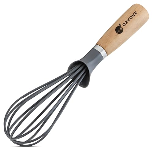 Modern Kitchen Whisk Wooden Handle