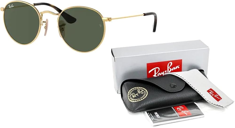 Miniatura 3 de Ray-Ban Junior - Lentes de sol redondos RJ9547S redondos para hombre y mujer + paquete con gafas de diseñador iWear Kt