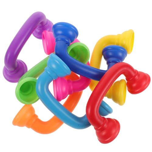 Alasum 8 piezas auricular para niños de aprendizaje de plástico para niños grandes teléfonos de lectura susurrado teléfono fonema juego teléfono