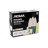 NOMA C6 LED Christmas Lights | 70 Clear Warm White Bulbs | 23.8 Ft. String Light | UL Certified | Indoor & Outdoor