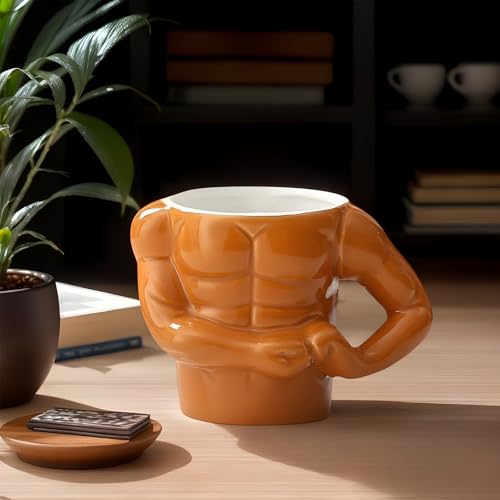 Jarra de cerveza para hogar estilo músculo ideal para tus desayunos 7