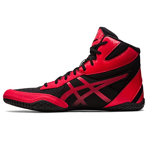 Image of ASICS Men Mesh Lace Up Wrestling Shoe
