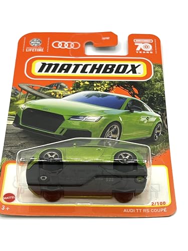 Audi TT RS Coupe Matchbox 2023 Verde 1:64 miniatura 2