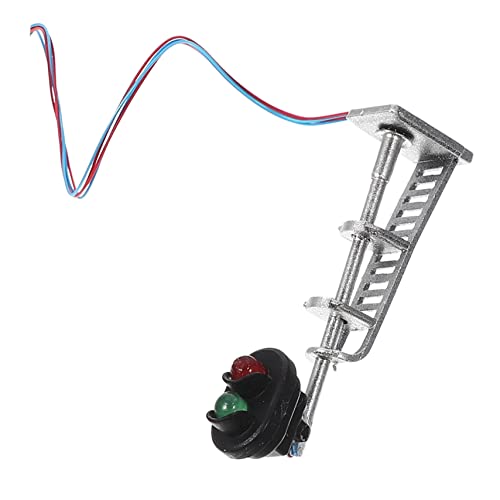 Abaodam Miniature Traffic Signal Light Model for DIY Sand Table Decor Realistic Design for Mini Landscape Projects Lightweight and Easy to Carry for Creative Scenery Display