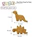 Isaacalyx 2 Pack Dino Nugget Pillow Plush, Soft Dinosaur Chicken Nuggets Pillow for Birthday Gifts, Dinosaur Theme Party Decorations (2 Packs Dino)