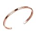 Produktbild Solocute Rosegold Damen Armband mit Gravur She Believed she Could So she did Inspiration Frauen Armreif Schmuck