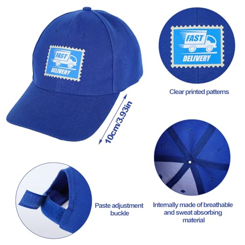 Disfraz de Cartero para Niños con Chaleco y Sombrero miniatura 2