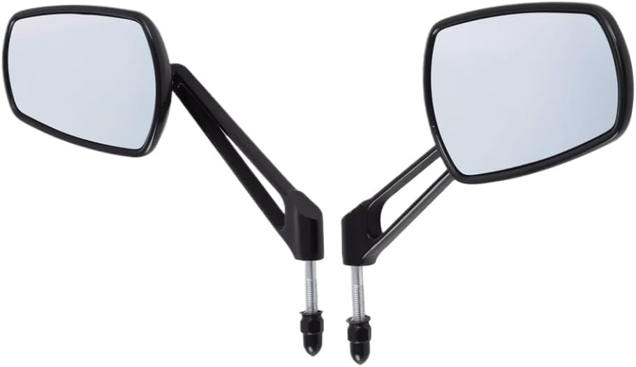 Rear View Mirrors Vivid Black Compatible With Touring Road King Street Electra Sportster XL