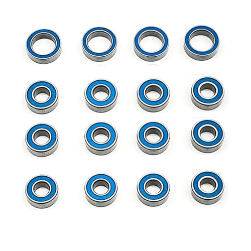 LUAMY ラバーシールベアリングセット フルベアリングセット For タミヤに適用 TT01 TT02 CC01に適用 RC模型モデルカーベアリング アップグレードパーツ (TT02B (ベアリング16個))