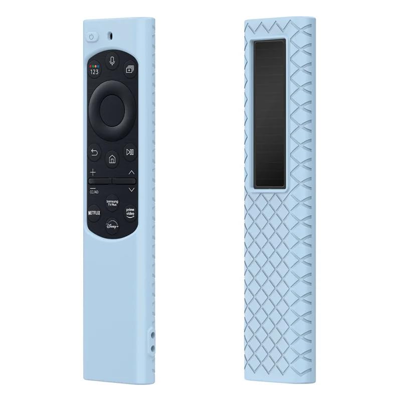 RAYA Silicon Protective Case Cover Compatible with Samsung Smart TV Remote Control 2022-2025 TM2280E QLED TV BN68-13897A [Remote NOT Included] (Sky Blue)-image-45