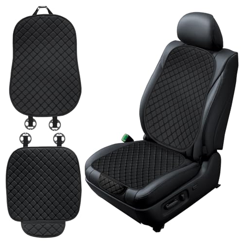 FAELNK Fundas de Asiento Universales Cojín para Respaldo de Coche Asientos Delanteros de Coche Asiento del Conductor con Respaldo Cojín Impermeable Antideslizante Transpirable