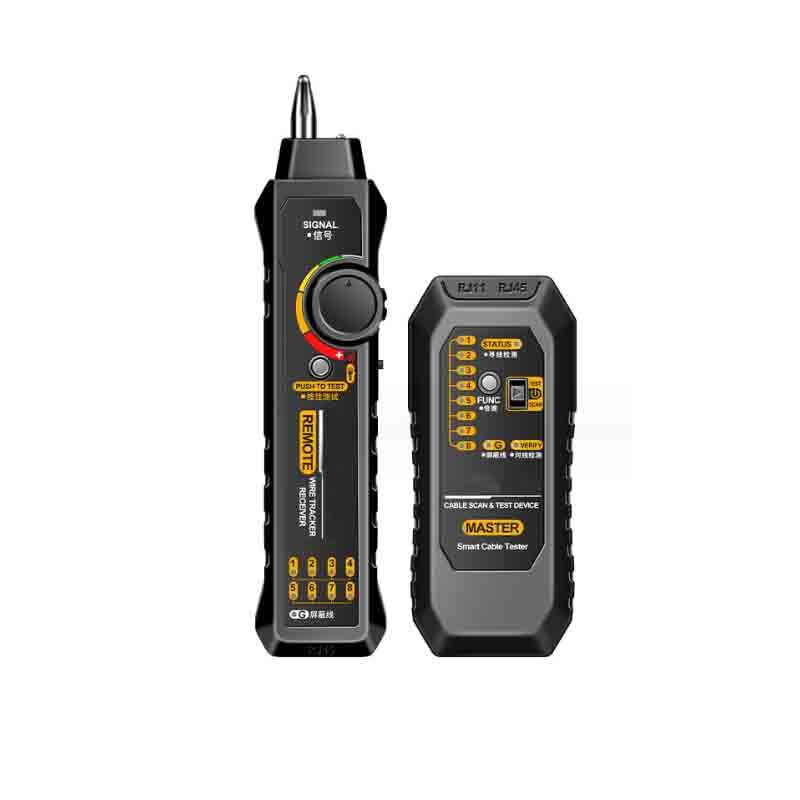 Signal on/off tool line finder detection test instrument POE multifunctional live line finder (Black)