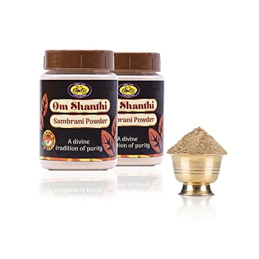 Cycle Pure Om Shanthi Sambrani Powder Original, 100GM (Pack of 2) | Ideal for Daily Puja, Festive Occasions & Special Ceremonies | Sambrani/Loban Powder for Pooja