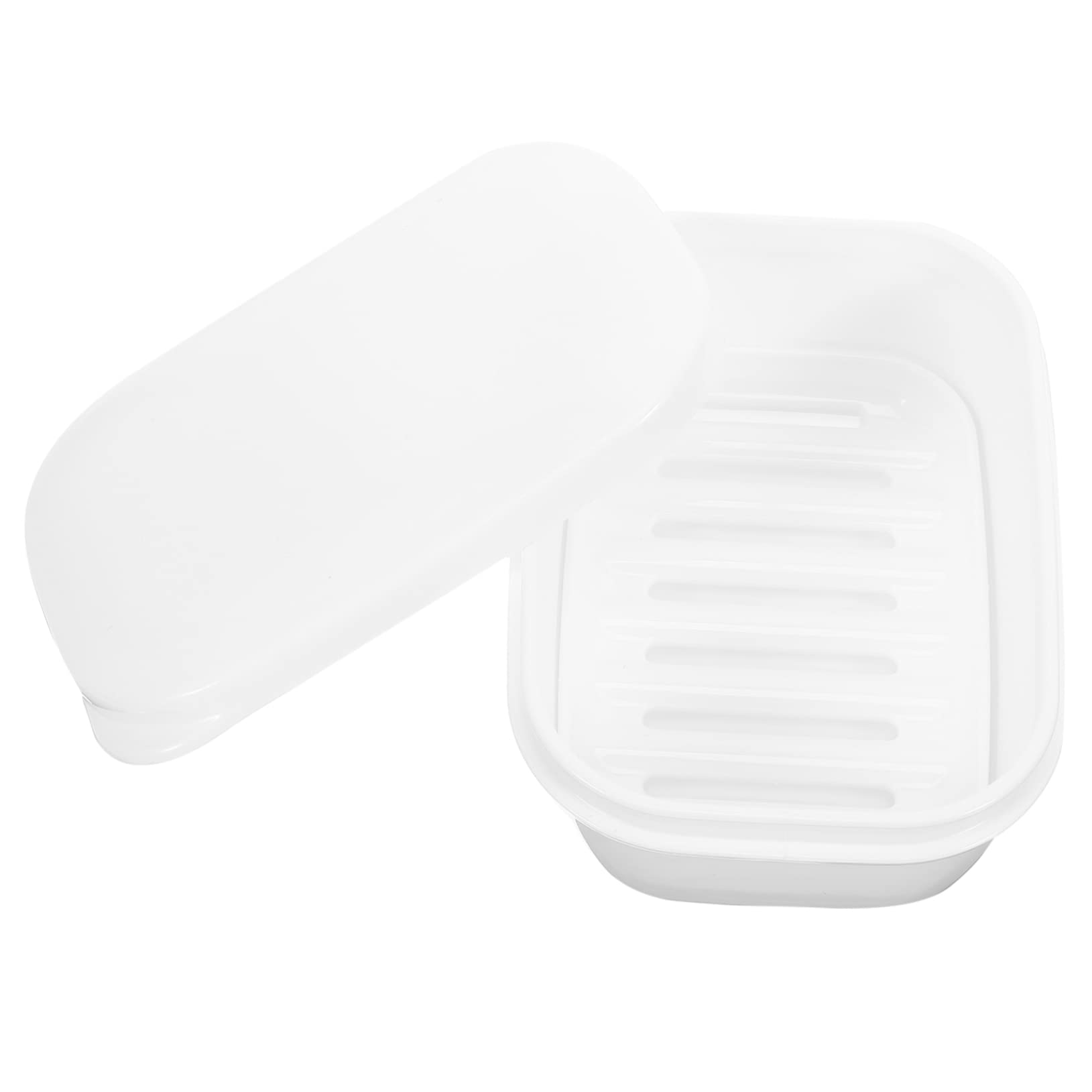 GLEAVI Elegant Portable Soap Box Travel Soap Holder Case Sealed Container for Camping/Bathroom