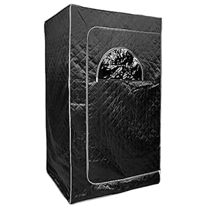 HUOLE Mobiele mini-stoomsauna Thuissauna Warmtecabinestoel Sauna Saunaruimte, sauna’s Stoomboot, thuissauna Stoomsauna Stoommachine, baddoos Pot Thuis draagbaar pak Spa