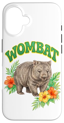 Wombat Groovy �t���[�����E�H���o�b�g ���� �{�[�z�[ �E�H���o�b�g �X�}�z�P�[�X iPhone 16 �p