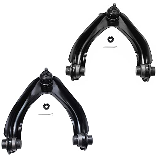 Image of Detroit Axle - 8pc Front End Suspension Kit for 1997-2001 Honda CR-V 2 Upper Control Arms w /Ball Joints 2 Lower Control Arms 2 Lower Ball Joints 2 Sway Bar Links 1998 1999 2000 CRV Replacement