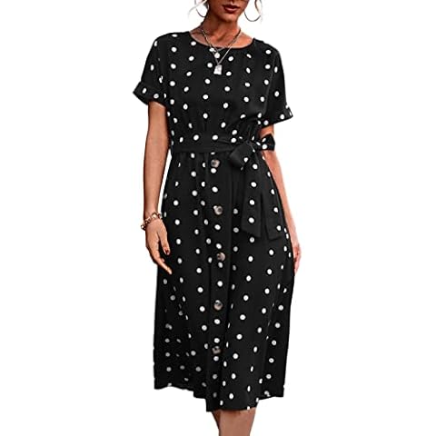 Vestido Greensen de verano para mujer con diseño DOT Cover