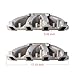 JGhyperX 300-136 Intake Manifold Aluminum EFI LS Single Plane Mid-Rise Compatible with GM LS3/L76/L92/L99 Rectangle Port 6.2L/376 V8 Engine for Cadillac Chevrolet GMC Pontiac