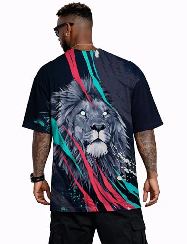 Image of STAND OUT All Over Printed Psychelic Trippy Animal T-Shirts