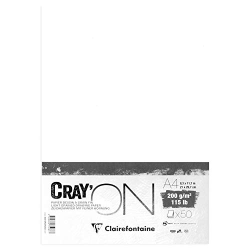 Papier dessin Clairefontaine A4 idéal pour réussir tous vos croquis au crayon
