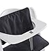hauck Sitzkissen Kompatibel mit Alpha+, Beta+ und Arketa Holzhochstuhl Highchair Pad Deluxe, Einfache Befestigung mit Klettverschluss, Maschinenwaschbar (Melange Charcoal)