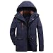 Generisch Winterjacke Herren Wintermantel Parka Mit Fell Männer Jacke Winter Übergangsjacke Warm Winterparka Daunenmantel Herrenwinterjacke Jacken Für Lang Große Größen Mantel Warme Herbst Fellkapuze