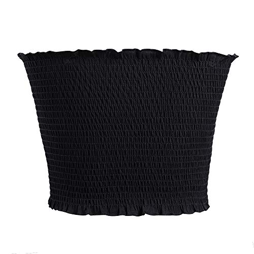 Women’s Strapless Pleated Sexy Tube Crop Tops2