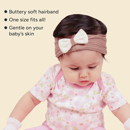 Image of Nintara Baby Hairband - Stretchable, Lightweight Accessory for Newborns