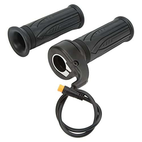 Drfeify Maniglia Dell'acceleratore per Bici Elettrica, Impugnatura Dell'acceleratore per velocità Scooter 20X con Connettore Impermeabile Compatibile con Manubrio da 22,2 Mm