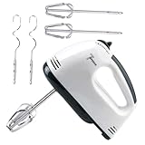 Alipis Elektrischer Schneebesen Backwerkzeug Mixer Backzubehör Backgerät Edelstahl Weiß Wiederverwendbar Wiederverwendbar