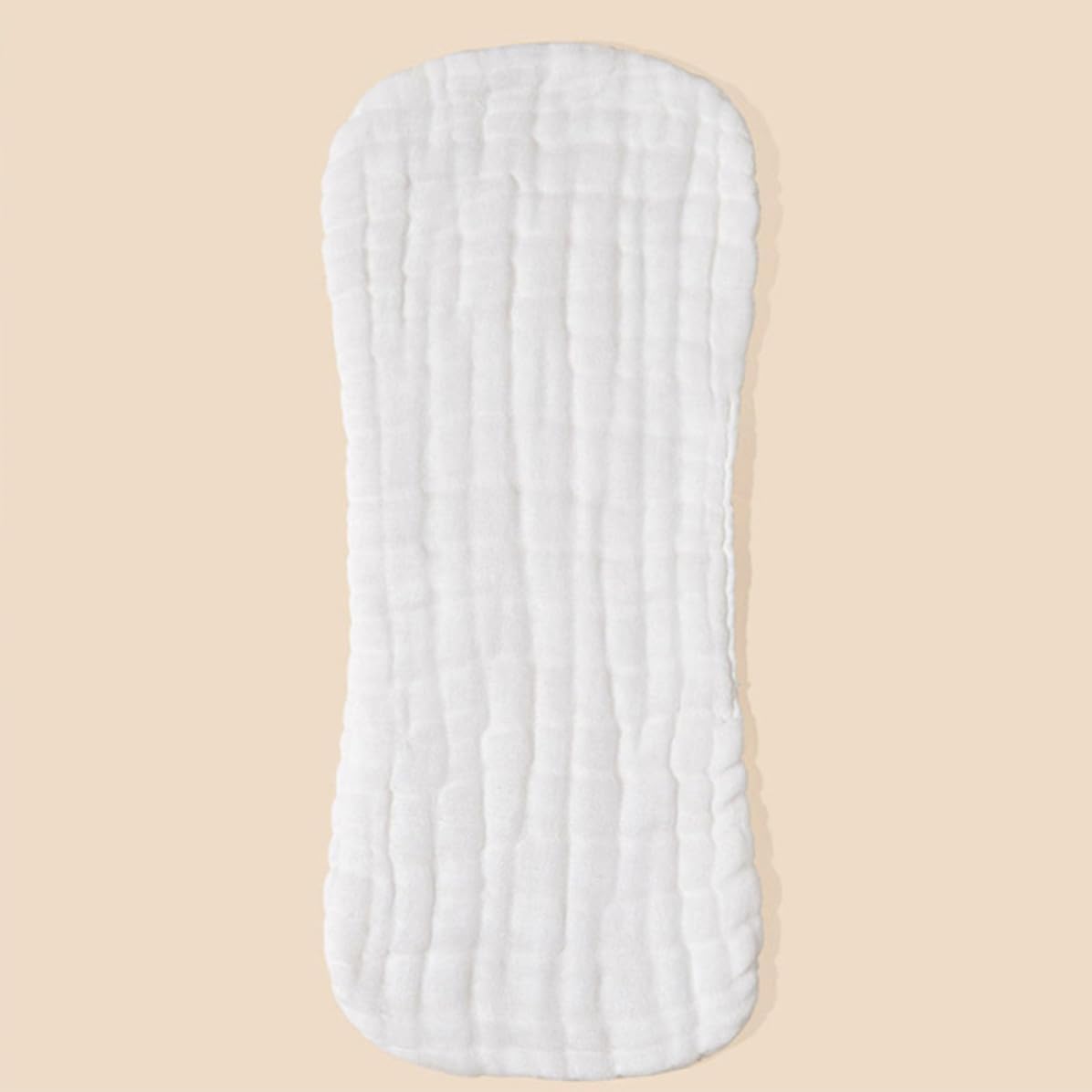 Healifty 5pcs Reusable Cotton Cloth Diapers for Babies and Soft and Breathable Diaper Covers for Travel and Outings White Washable Liners