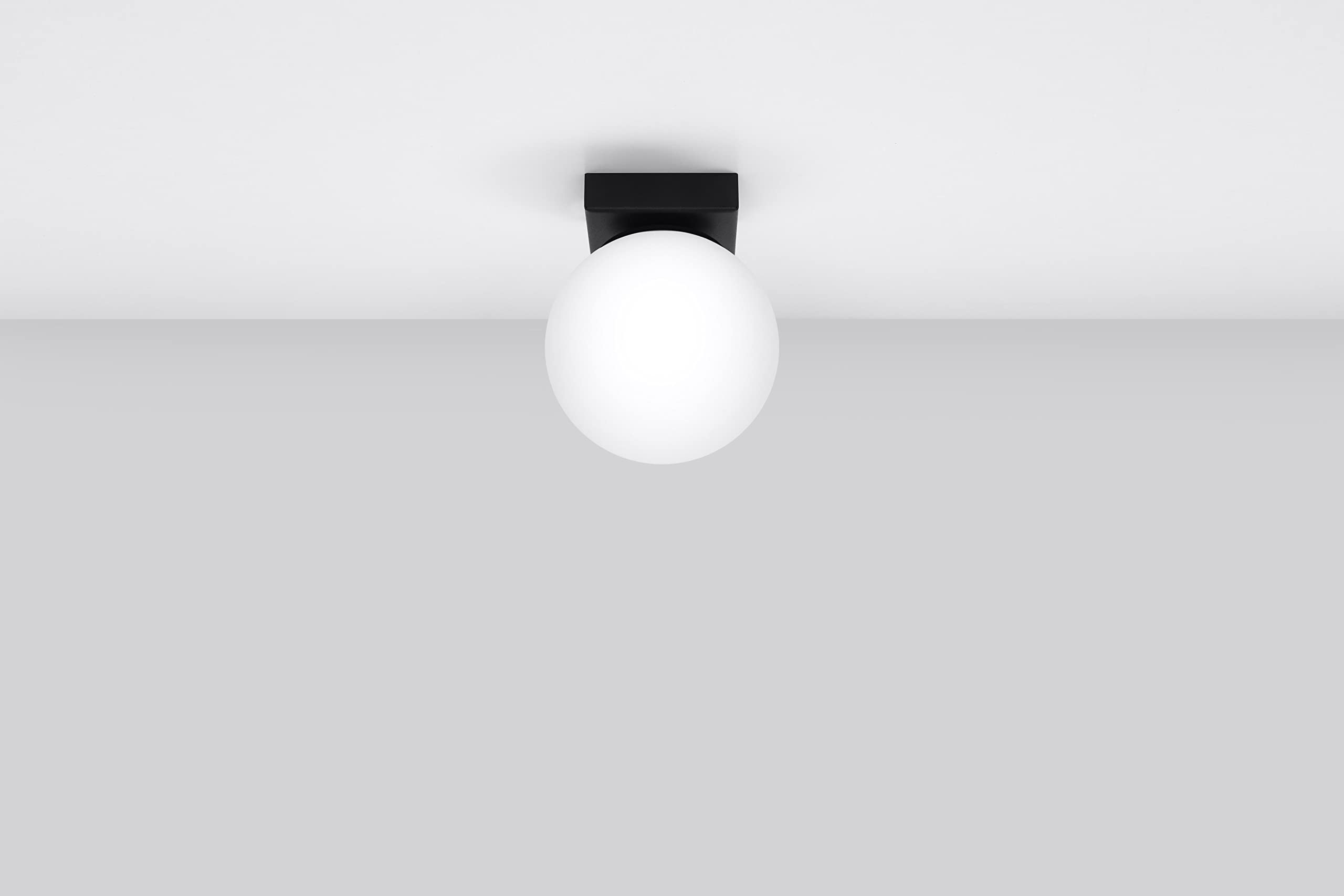 Sollux Plafón – Plafón para Dormitorio – Plafón LED para Salón – Pasillo Plafón – Plafón Moderno – 50-60Hz ~220-230V G9 1x12W LED Negro