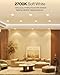 Sunco Retrofit LED Recessed Lighting 6 Inch, 2700K Soft White, Dimmable Can Light, Baffle Trim, 13W=75W, 1050 LM, Damp Rated