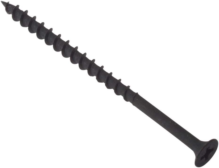 ForgeFix Drywall Screws Coarse Thread | 3.5 x 25mm | Black Phosphate | Box 200