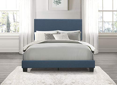 Lexicon Weiser Upholstered Bed, Cal King, Blue, California King #TOP4