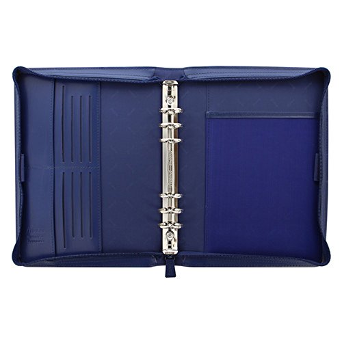 Filofax 026981 Metropole Personal Organizer, A5 Zip, Navy #TOP2