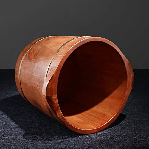 Baño de pies de madera con cubierta 36cm alto miniatura 2
