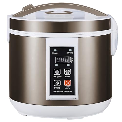 Jargrovs Fermento para yogurt Máquina,Máquina de fermentación de ajo negro,5L Automática Multifuncional Máquina de...