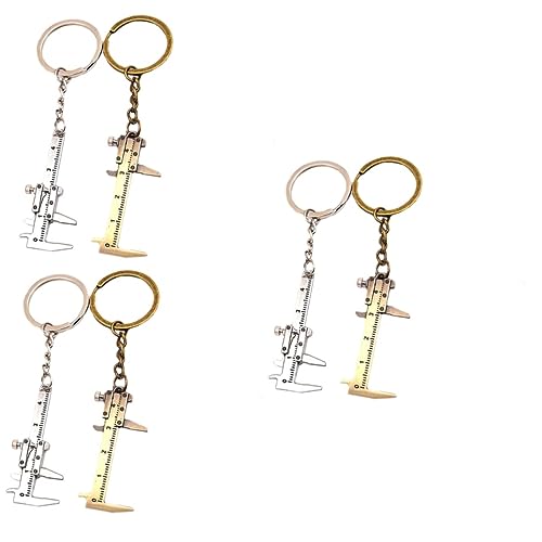 BESPORTBLE 3sets Caliper Keychain Lightweight Measuring Tool Industrial Use Mini Caliper for Step Depth 2pcs*3