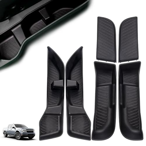 Door Side Storage Tray Fit for Ford Maverick 2022 2023 2024 Accessories,Door Storage Insert,Enhanced Interior Organization 4 PCS