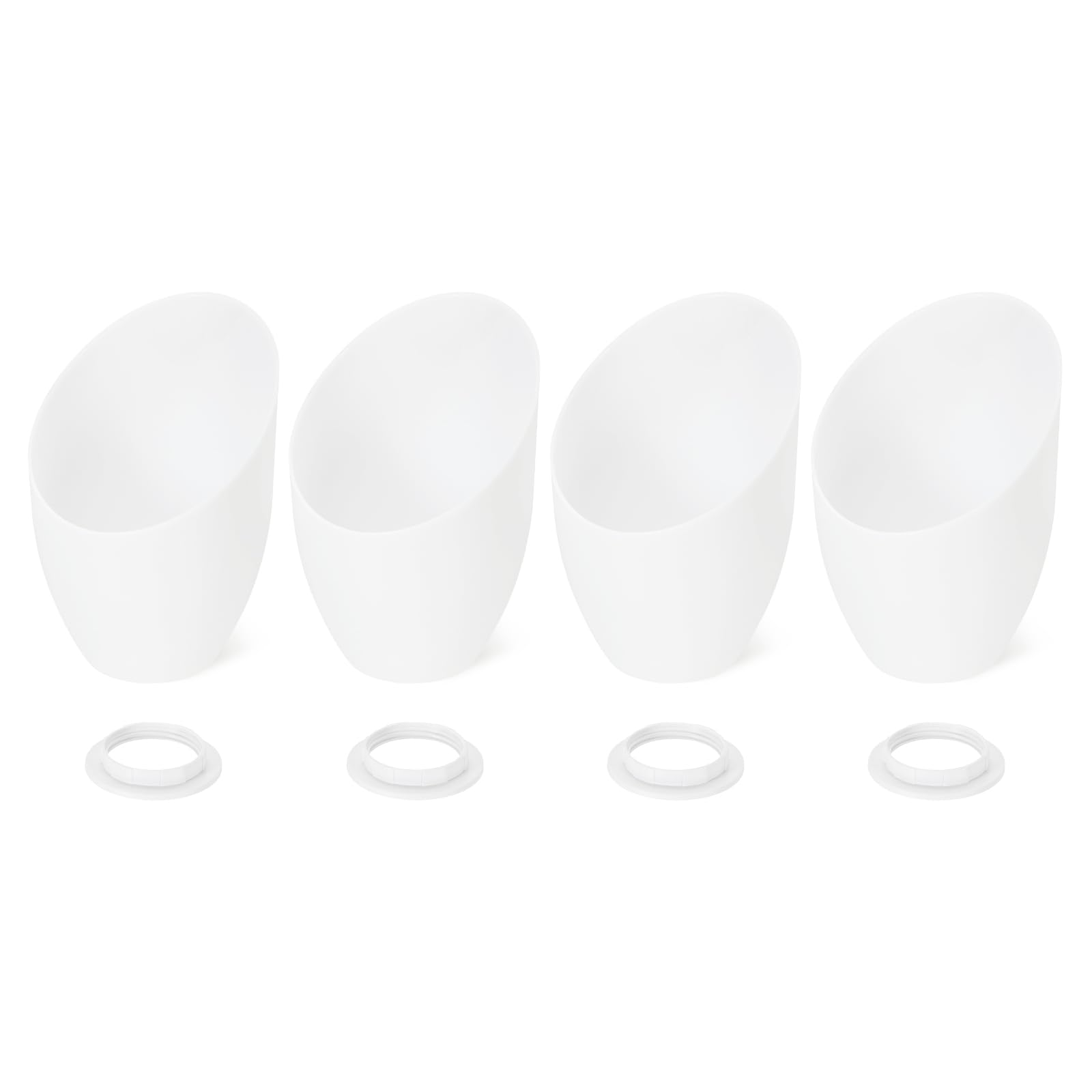 PATIKIL 1.65" Hole Plastic Lampshade & Lamp Shade Rings