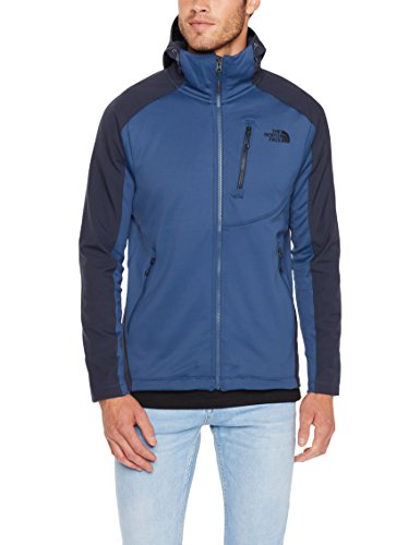 The North Face Tenacious Hybrid Hoodie Mens Jacket - X-Large/Shady Blue-Urban Navy