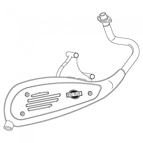 Silenciador Sitoplus Vespa Et4 50 4T Liberty 50 4T Desde 2000 >