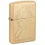 High Polish Brass Zippo Design